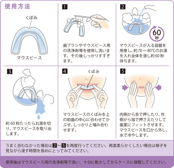 マウスピース　かみんぐスマイル【2個入】